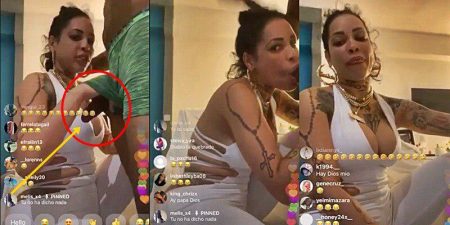 Mami Jordan Mamandole el Guebo a Judini en Vivo de Instagram