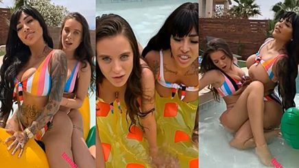 Lana Rhoades and Brittaya Razavi Sex Outdoor