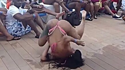 TBT Cardi as a Teenager Dancing like a Whore at a Pool Party