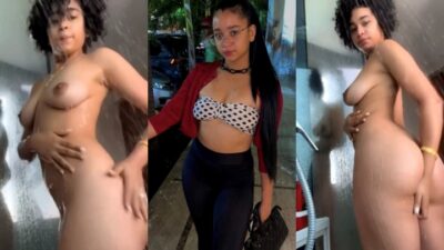 Gissel 23 de Santana Barbeshop desnuda en su cuenta de OF