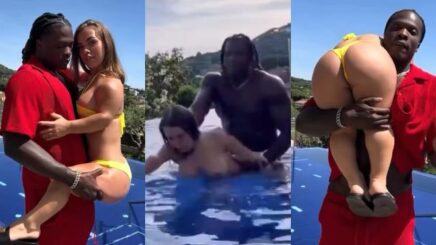 Valentina Midget vs Louie Smalls in the Pool